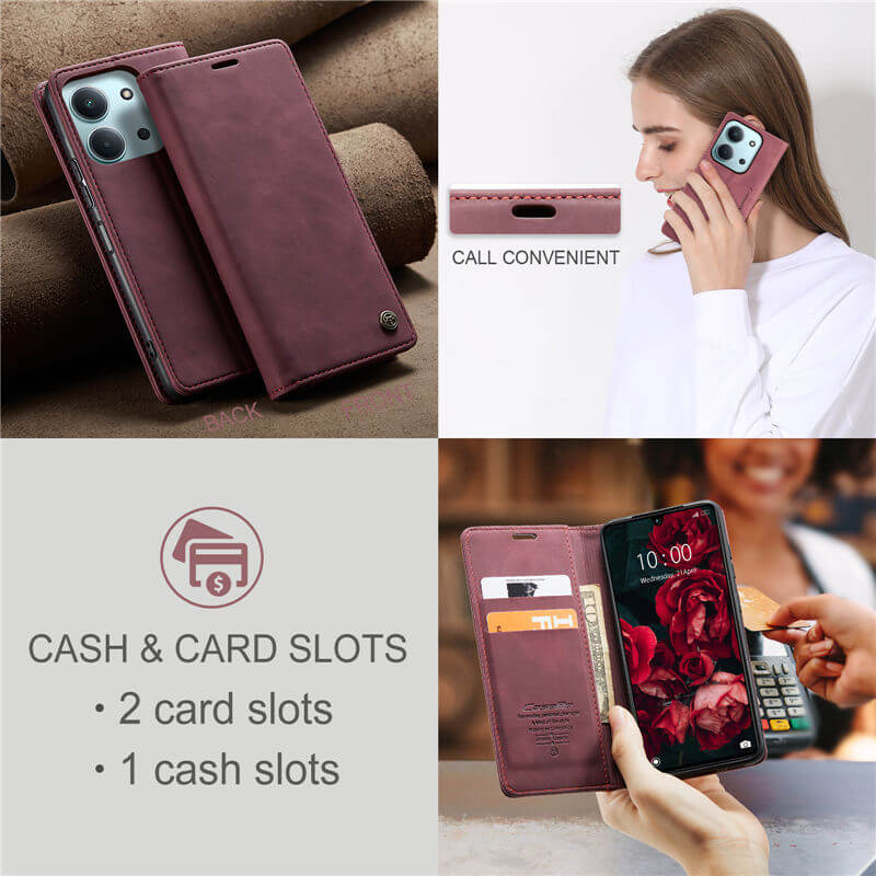 CaseMe Xiaomi Redmi 15C Wallet Case