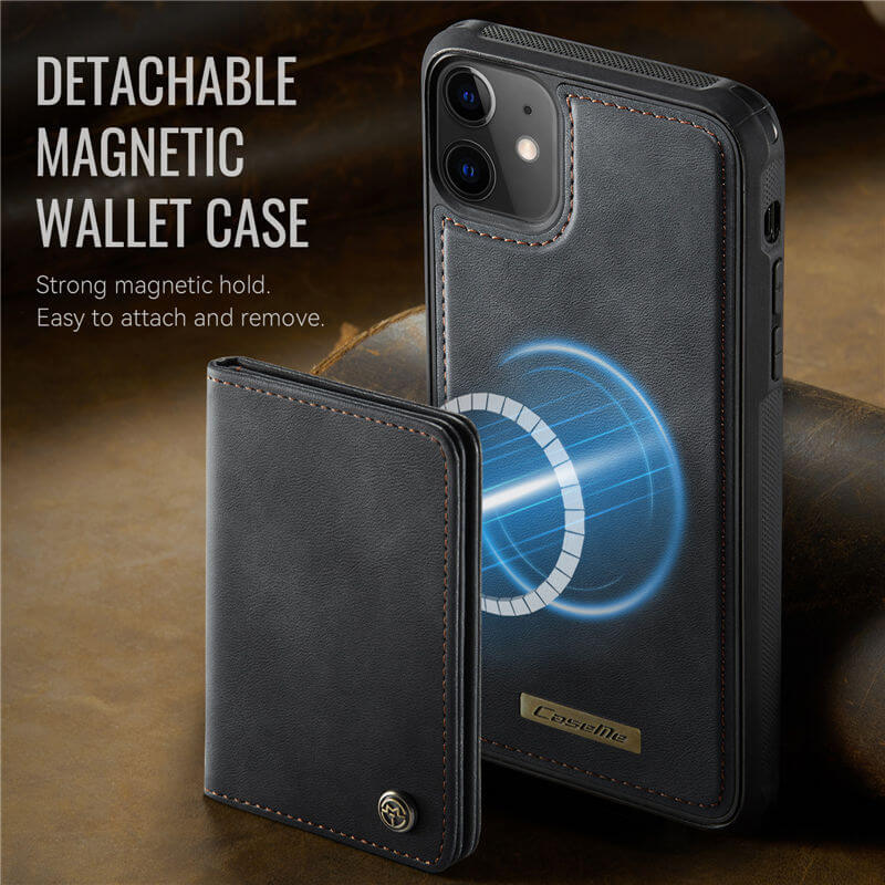 CaseMe iPhone 11 2-in-1 Detachable Magnetic Wallet Case