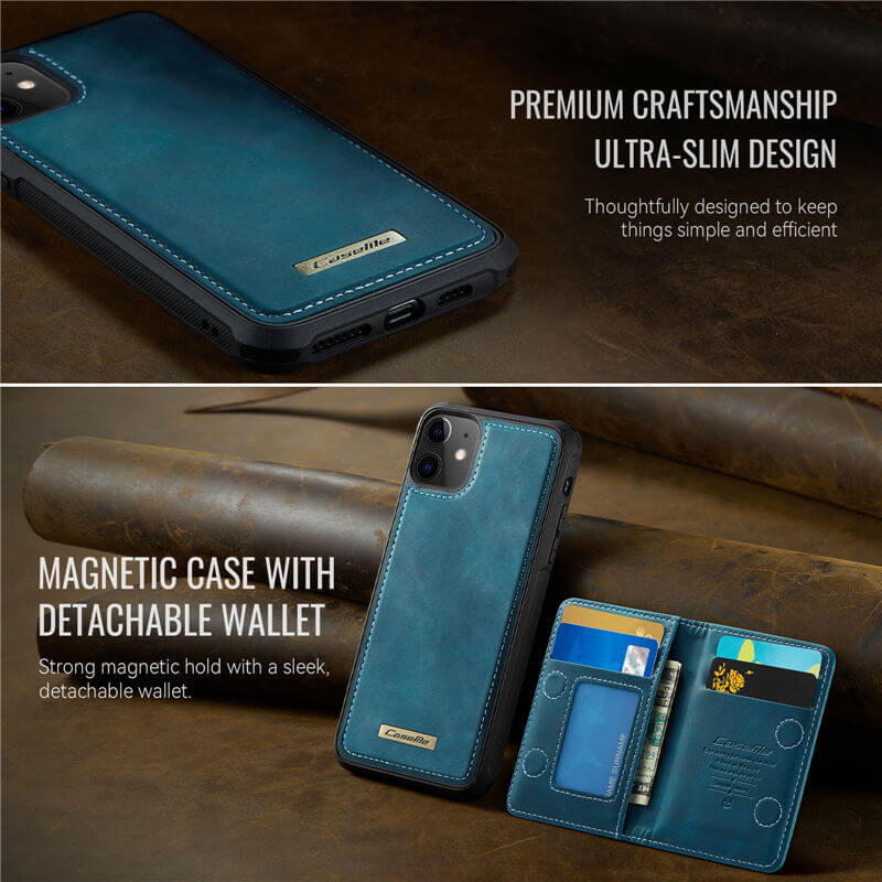 CaseMe iPhone 11 2-in-1 Detachable Magnetic Wallet Case