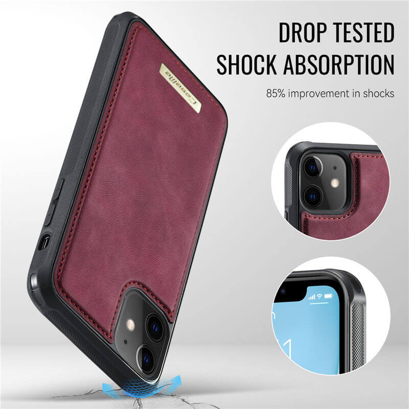 CaseMe iPhone 11 2-in-1 Detachable Magnetic Wallet Case