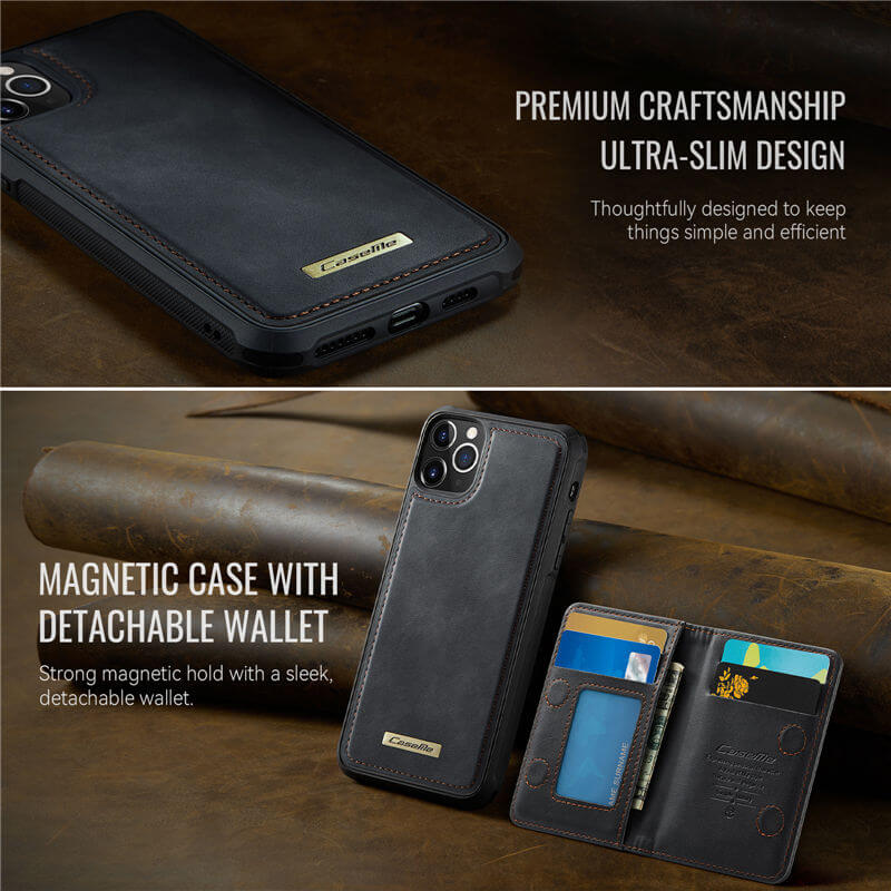 CaseMe iPhone 11 Pro 2-in-1 Detachable Magnetic Wallet Case
