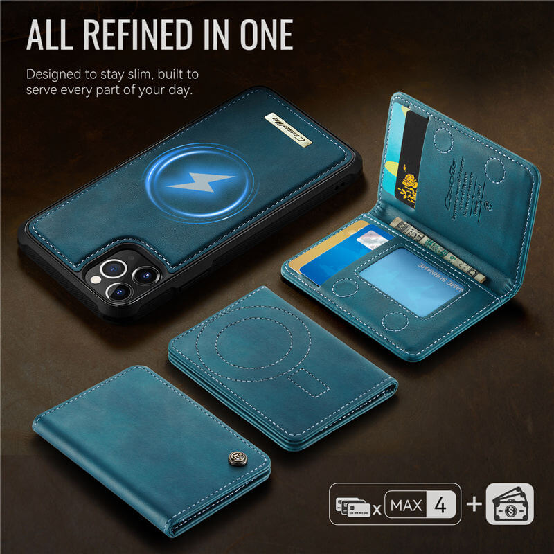 CaseMe iPhone 11 Pro Max 2-in-1 Detachable Magnetic Wallet Case