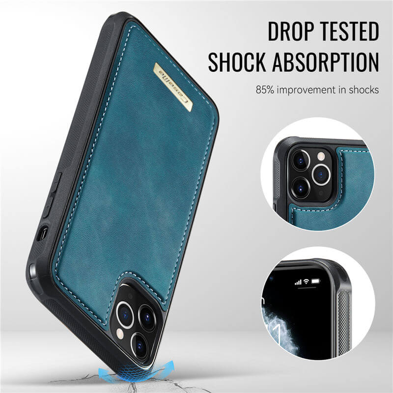 CaseMe iPhone 11 Pro Max 2-in-1 Detachable Magnetic Wallet Case
