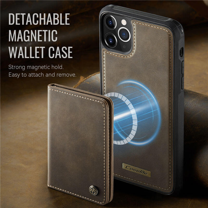 CaseMe iPhone 11 Pro Max 2-in-1 Detachable Magnetic Wallet Case