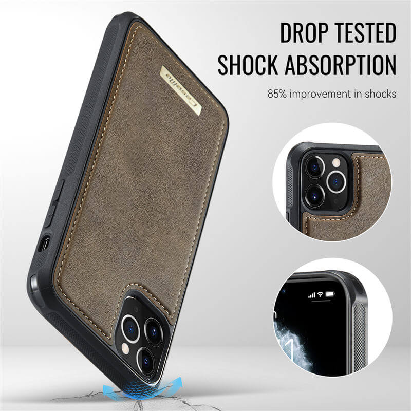 CaseMe iPhone 11 Pro Max 2-in-1 Detachable Magnetic Wallet Case