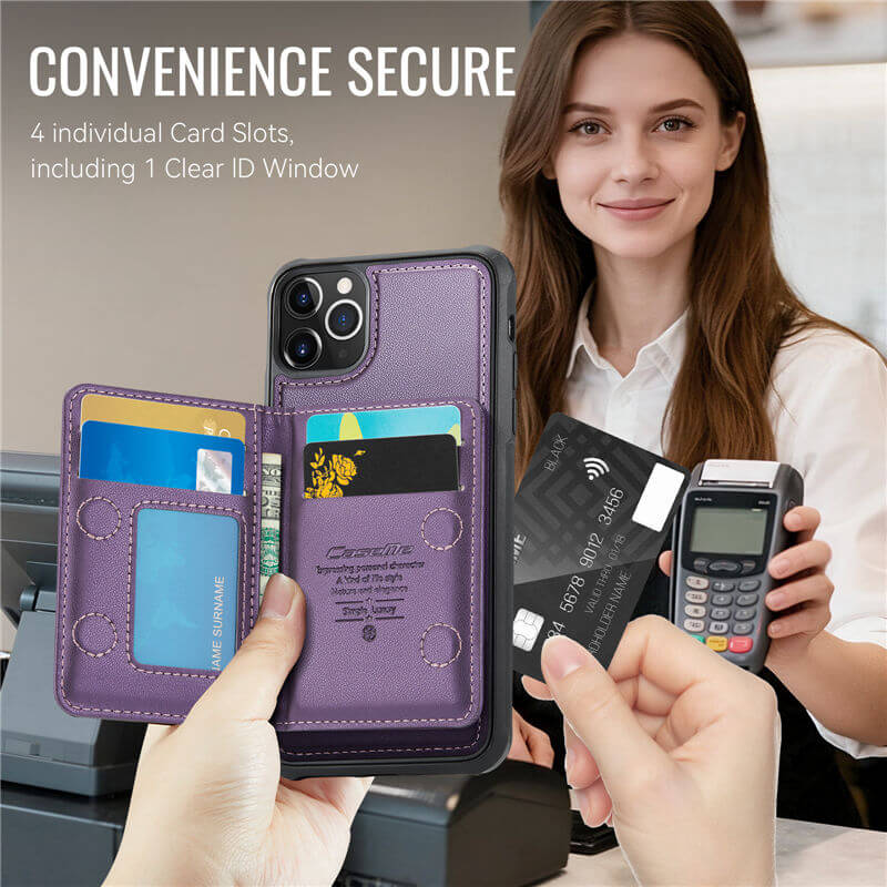 CaseMe iPhone 12 Pro Max 2-in-1 Detachable Magnetic Wallet Case