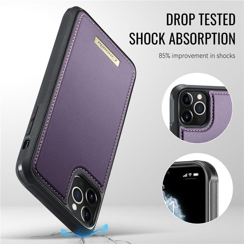 CaseMe iPhone 12 Pro Max 2-in-1 Detachable Magnetic Wallet Case