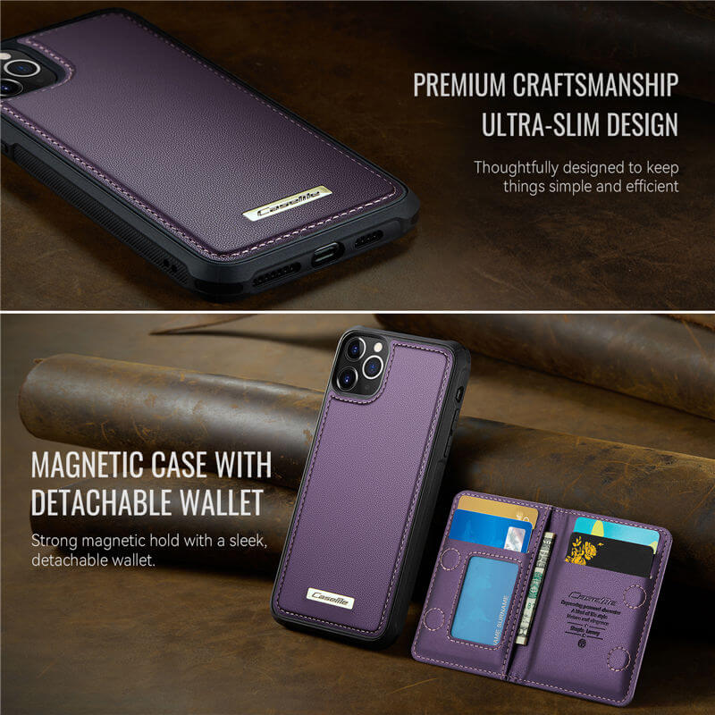 CaseMe iPhone 12 Pro Max 2-in-1 Detachable Magnetic Wallet Case