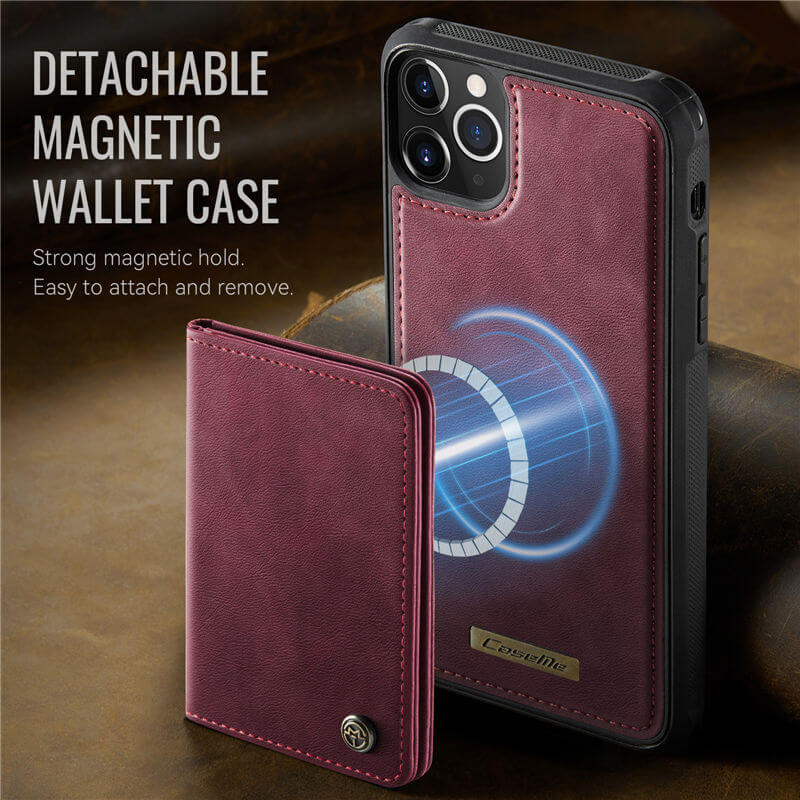 CaseMe iPhone 11 Pro 2-in-1 Detachable Magnetic Wallet Case
