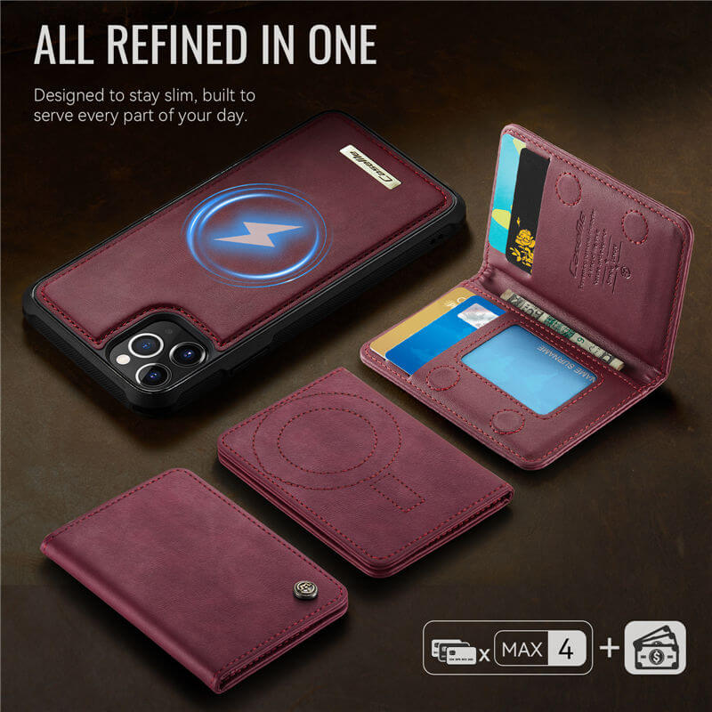 CaseMe iPhone 11 Pro 2-in-1 Detachable Magnetic Wallet Case