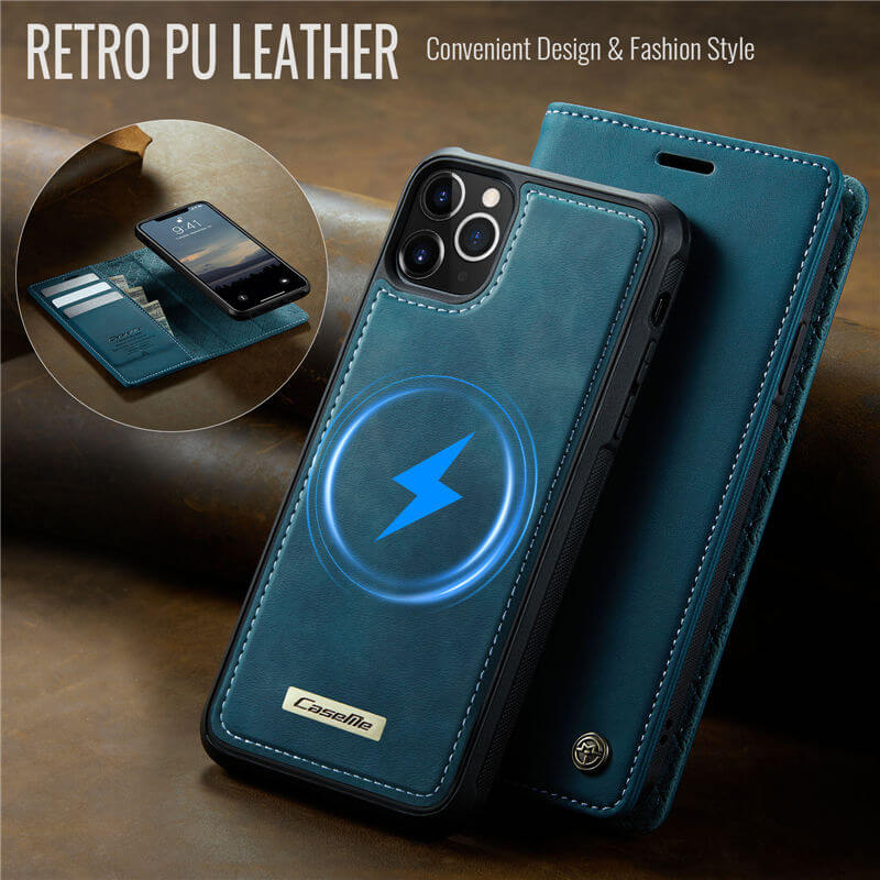 CaseMe iPhone 11 Pro 2-in-1 Magnetic Wallet Case