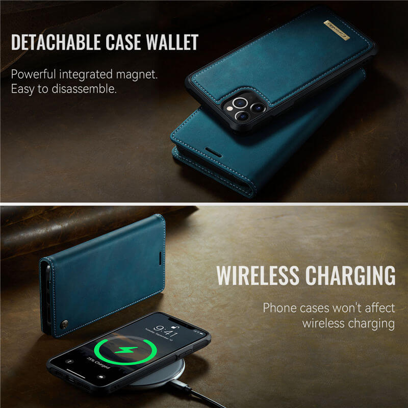 CaseMe iPhone 11 Pro 2-in-1 Magnetic Wallet Case