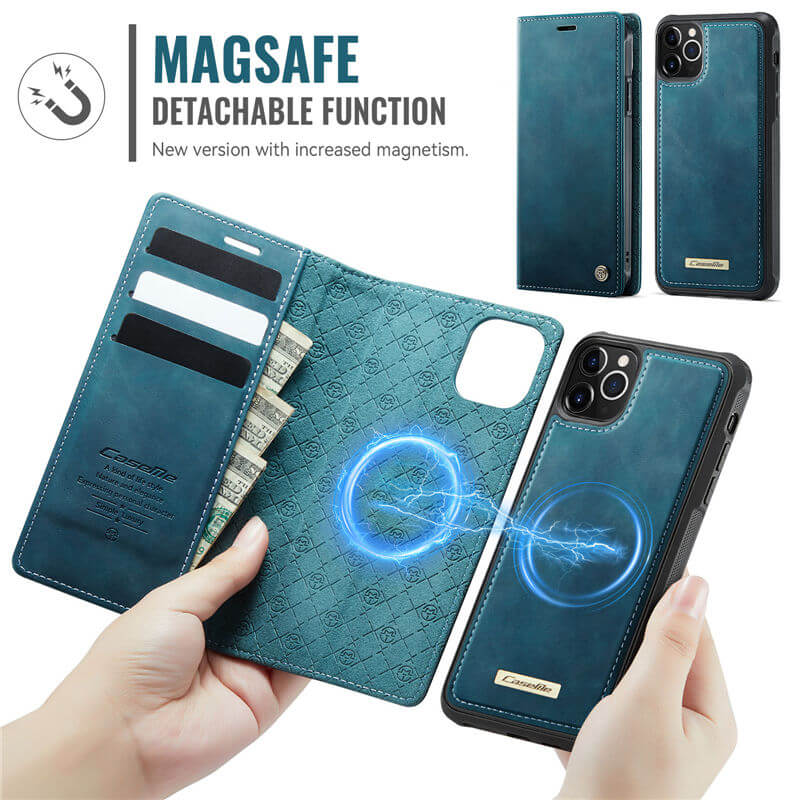 CaseMe iPhone 11 Pro 2-in-1 Magnetic Wallet Case