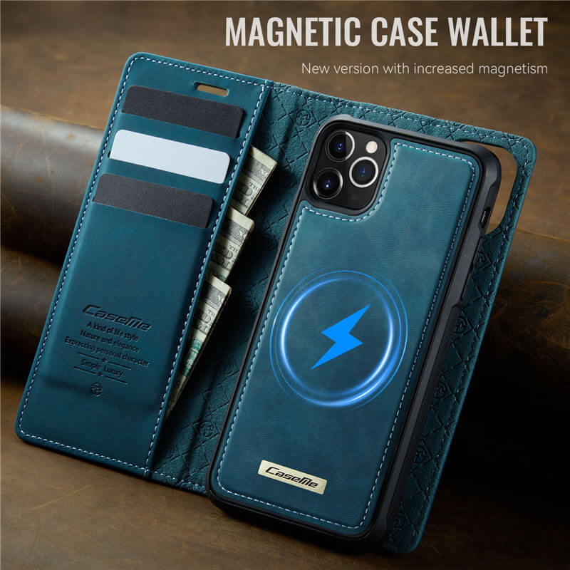 CaseMe iPhone 11 Pro 2-in-1 Magnetic Wallet Case
