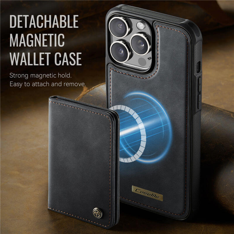 CaseMe iPhone 13 Pro 2-in-1 Detachable Magnetic Wallet Case