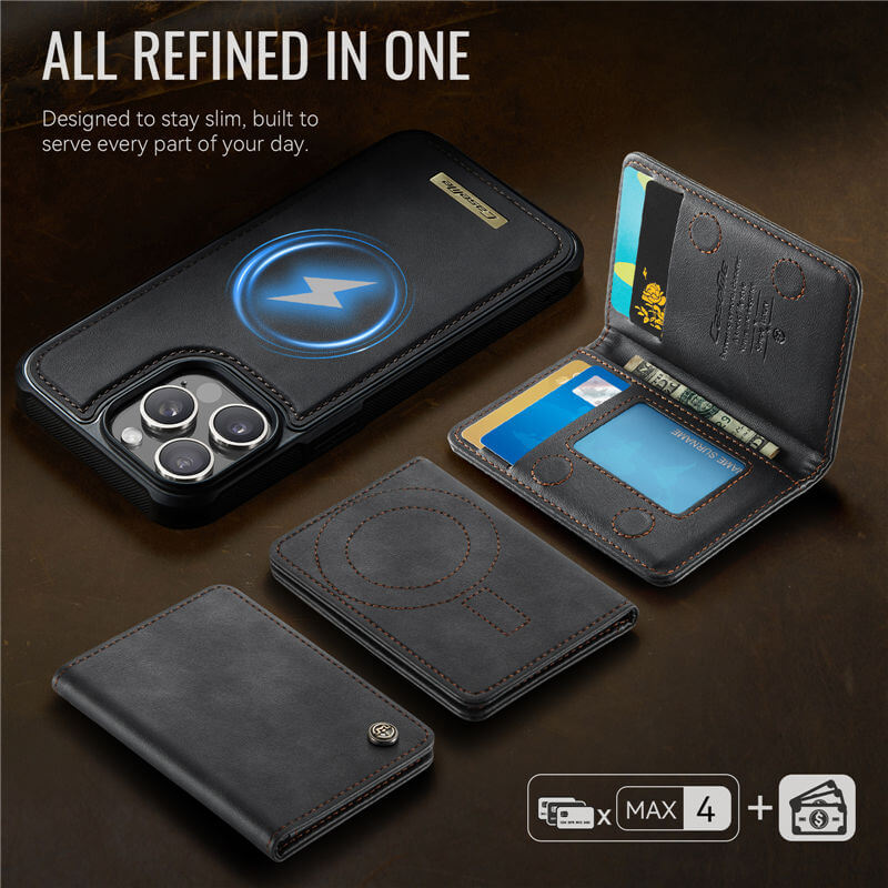 CaseMe iPhone 13 Pro 2-in-1 Detachable Magnetic Wallet Case