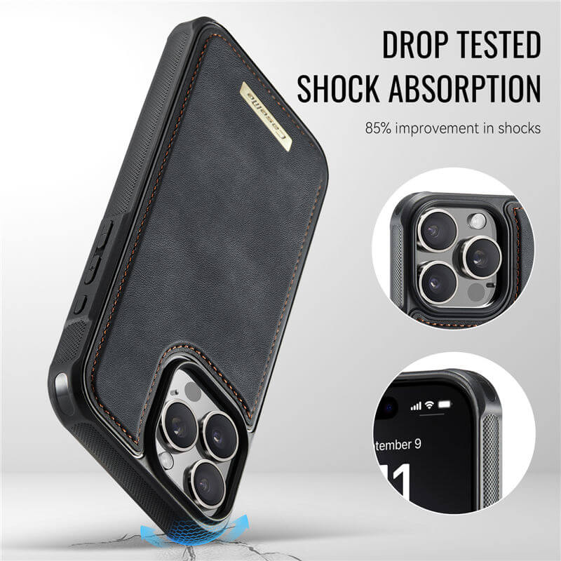 CaseMe iPhone 13 Pro 2-in-1 Detachable Magnetic Wallet Case