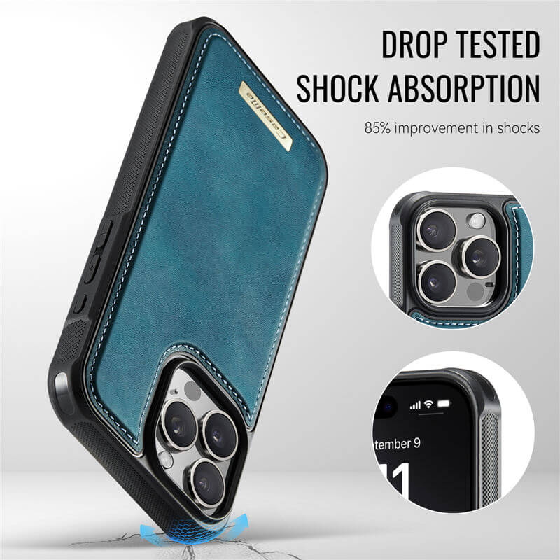 CaseMe iPhone 14 Pro Max 2-in-1 Detachable Magnetic Wallet Case