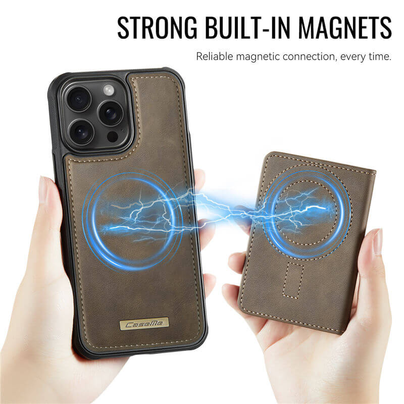 CaseMe iPhone 13 Pro Max 2-in-1 Detachable Magnetic Wallet Case