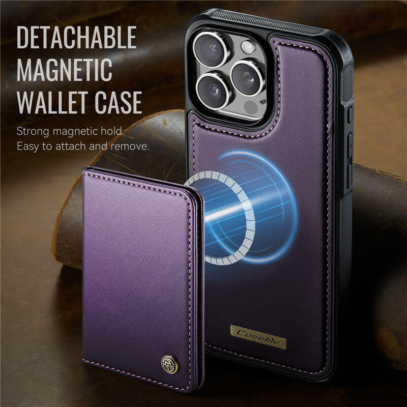 CaseMe iPhone 13 Pro 2-in-1 Detachable Magnetic Wallet Case