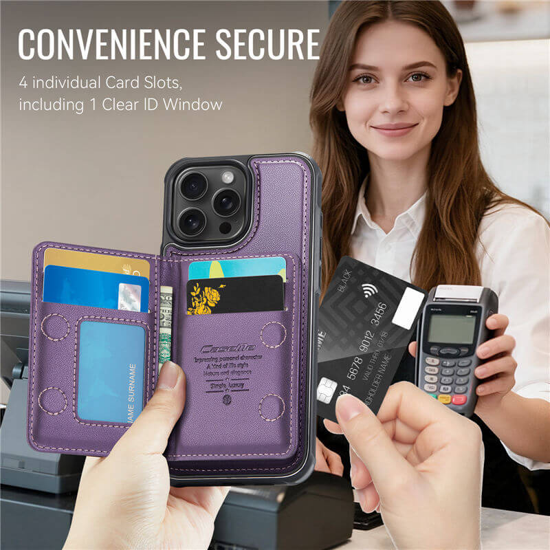 CaseMe iPhone 13 Pro 2-in-1 Detachable Magnetic Wallet Case