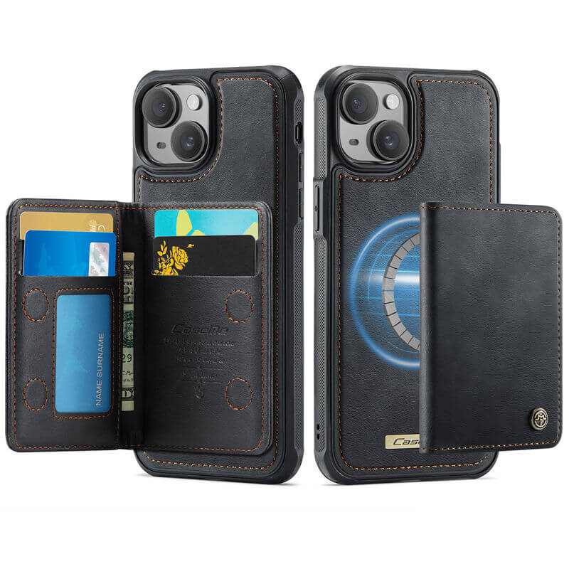 CaseMe iPhone 14 Plus 2-in-1 Detachable Magnetic Wallet Case