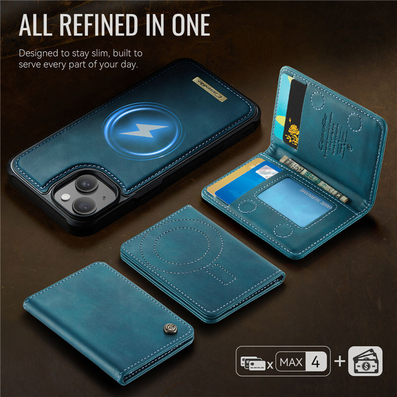 CaseMe iPhone 13 2-in-1 Detachable Magnetic Wallet Case