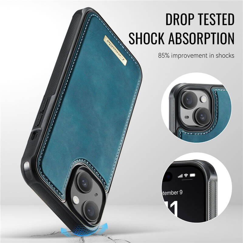 CaseMe iPhone 13 2-in-1 Detachable Magnetic Wallet Case
