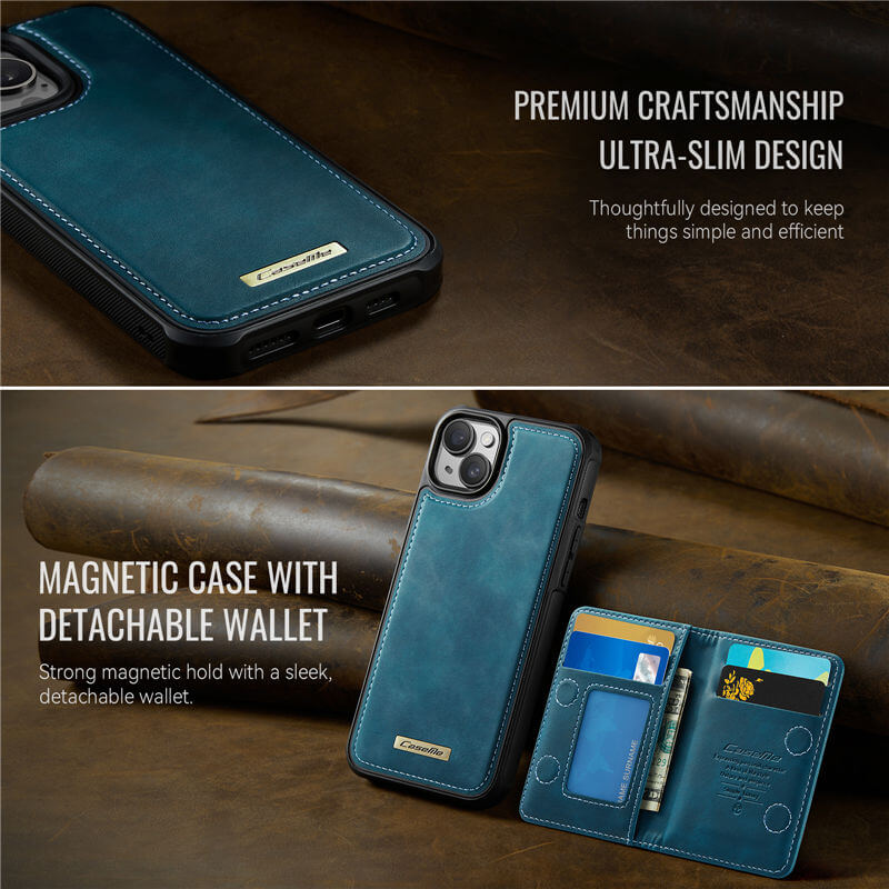 CaseMe iPhone 13 2-in-1 Detachable Magnetic Wallet Case