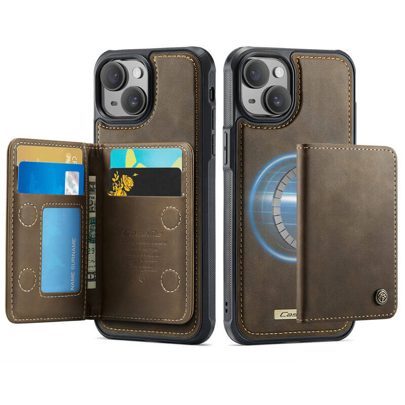 CaseMe iPhone 13 2-in-1 Detachable Magnetic Wallet Case