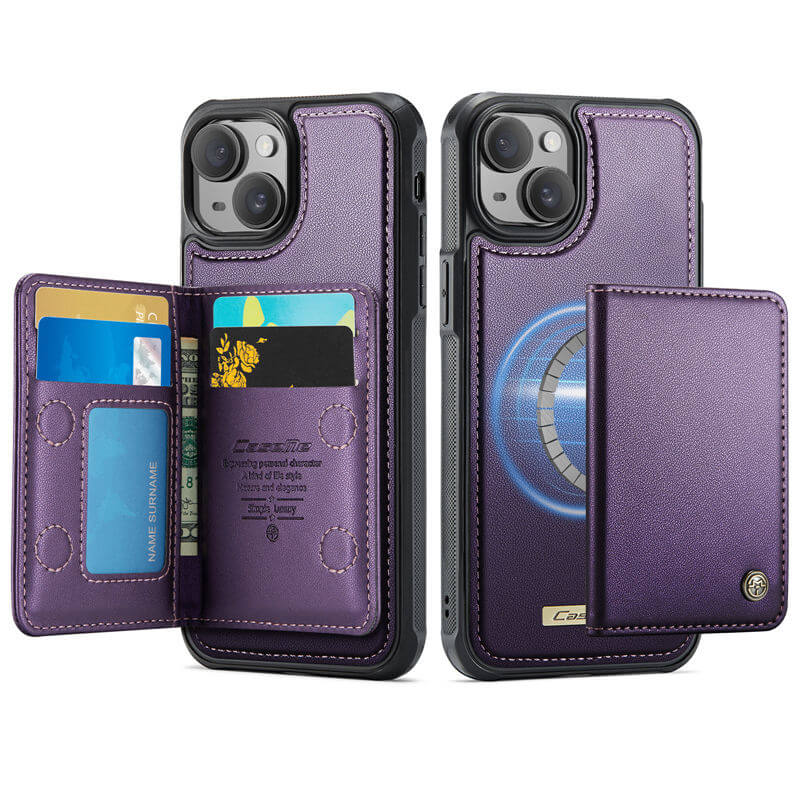 CaseMe iPhone 14 Plus 2-in-1 Detachable Magnetic Wallet Case