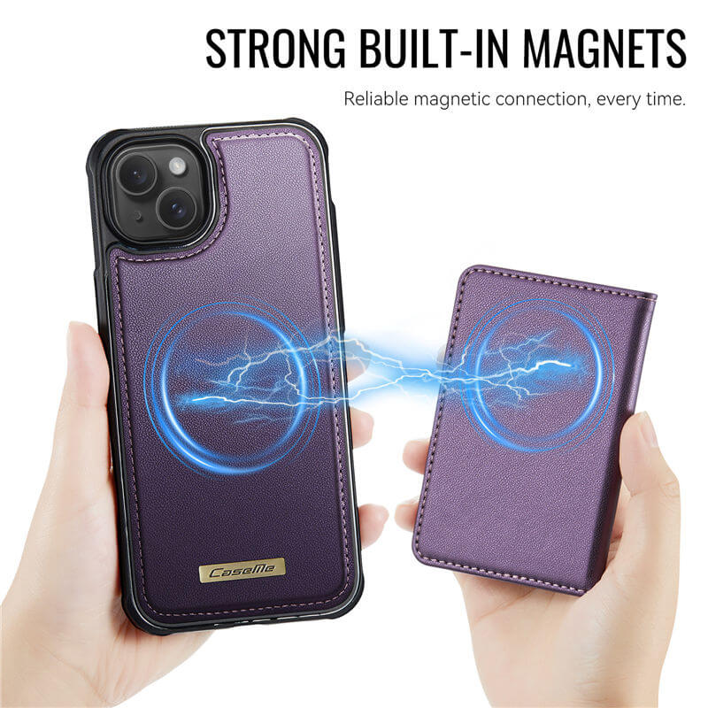 CaseMe iPhone 14 Plus 2-in-1 Detachable Magnetic Wallet Case