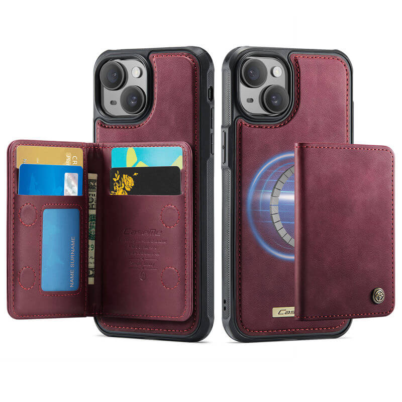 CaseMe iPhone 14 2-in-1 Detachable Magnetic Wallet Case