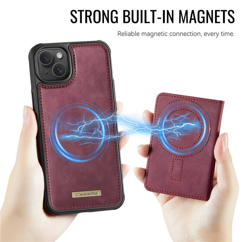 CaseMe iPhone 14 2-in-1 Detachable Magnetic Wallet Case