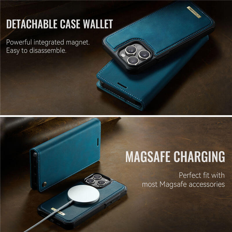 CaseMe iPhone 13 Pro 2-in-1 Magnetic Wallet Case