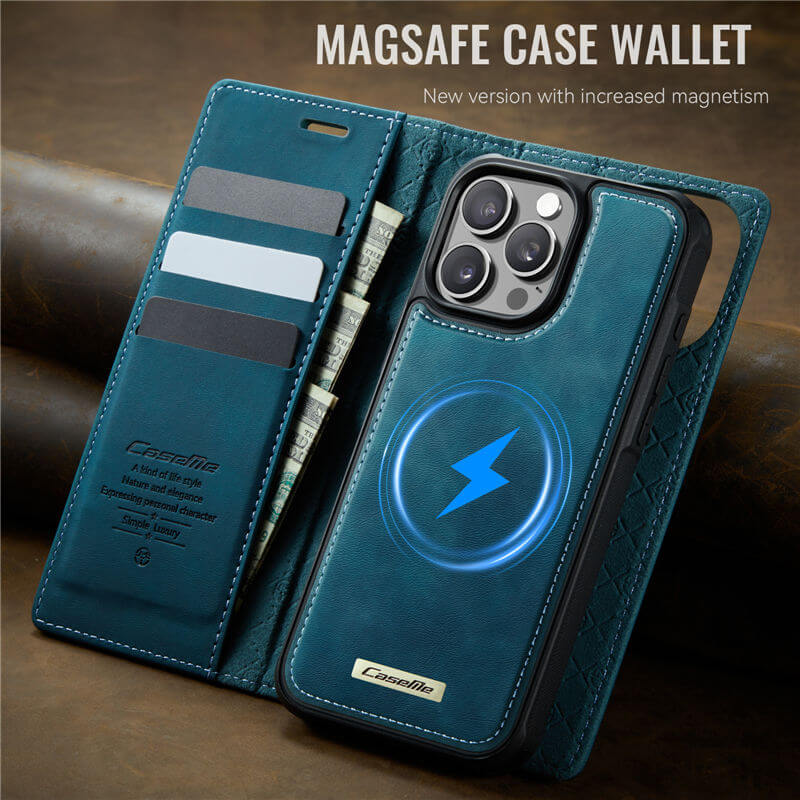 CaseMe iPhone 13 Pro 2-in-1 Magnetic Wallet Case