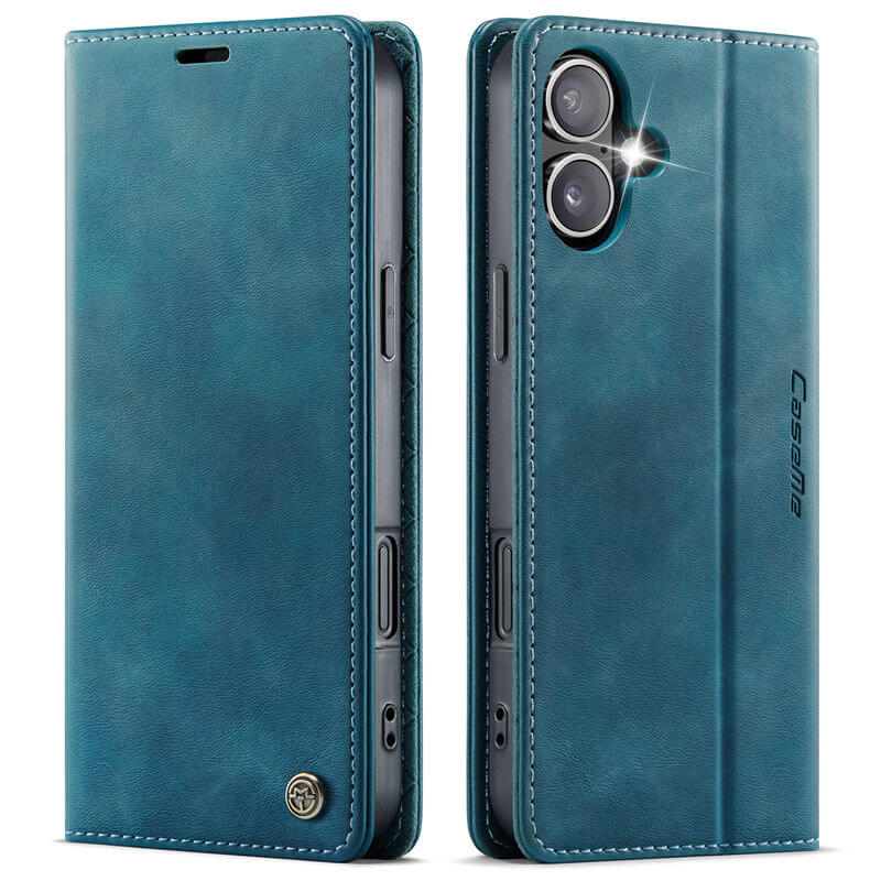 CaseMe iPhone 16 Plus Magnetic Wallet Case with RFID Blocking