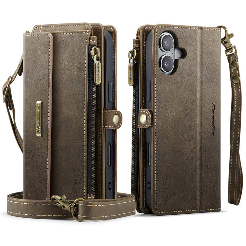 CaseMe iPhone 16 Crossbody Wallet Case