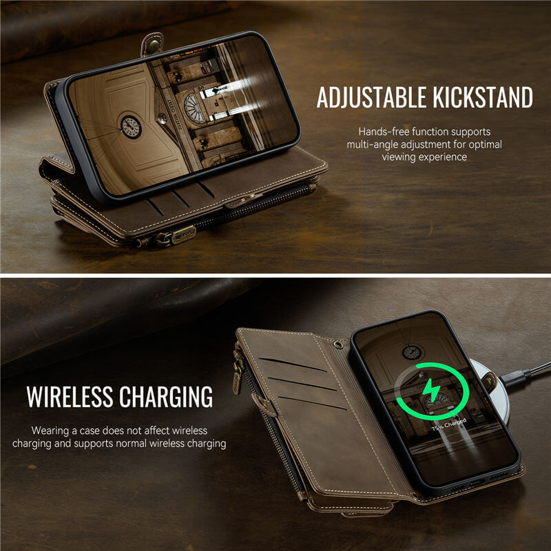 CaseMe iPhone 16 Crossbody Wallet Case