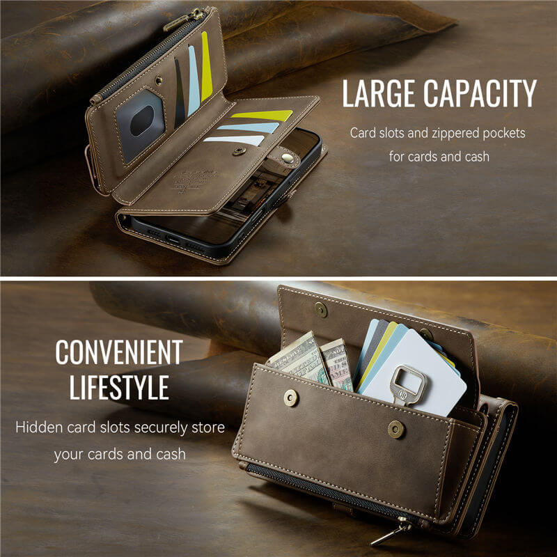 CaseMe iPhone 16 Crossbody Wallet Case