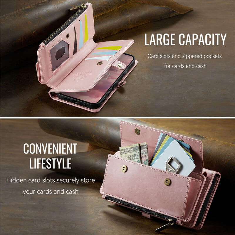 CaseMe iPhone 16 Crossbody Wallet Case