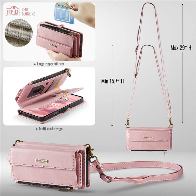 CaseMe iPhone 16 Crossbody Wallet Case