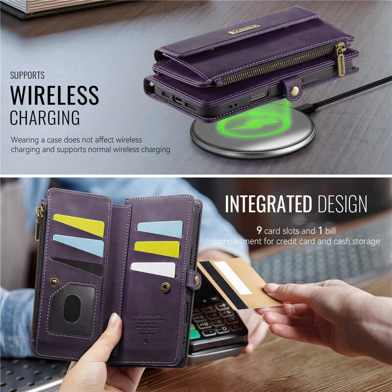 CaseMe iPhone 16 Crossbody Wallet Case