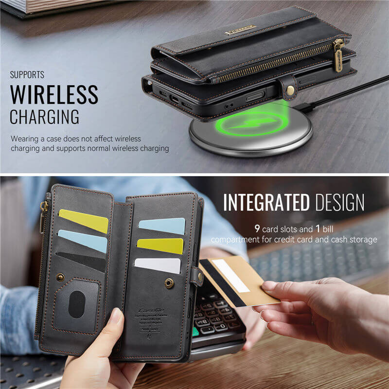 CaseMe iPhone 16 Pro Crossbody Wallet Case