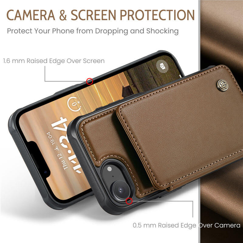 CaseMe iPhone 17e RFID Blocking Card Holder Case