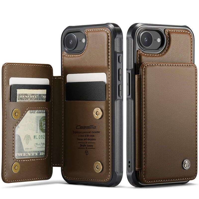 CaseMe iPhone 17e RFID Blocking Card Holder Case