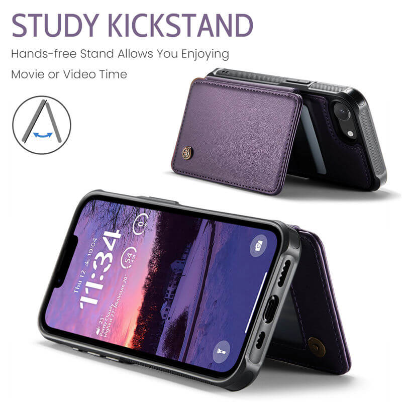 CaseMe iPhone 17e RFID Blocking Card Holder Case