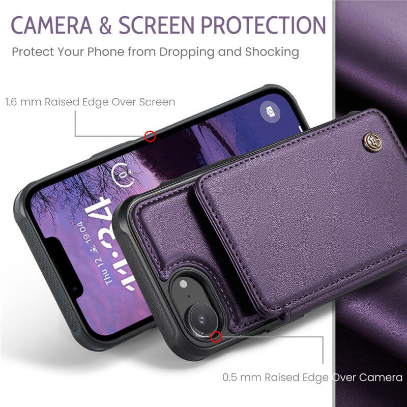 CaseMe iPhone 17e RFID Blocking Card Holder Case