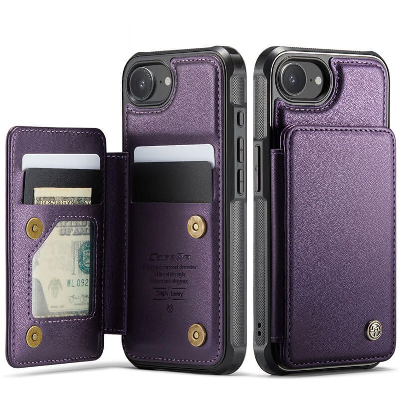 CaseMe iPhone 17e RFID Blocking Card Holder Case