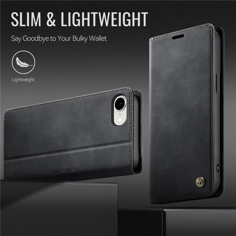 CaseMe iPhone 17e Magnetic Wallet Case with RFID Blocking